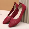 thumbnail image 5 of Womens Shoes,Casual Shoes Comfortable Closed Toe for Everyday Wear Versatile Casual Shoes for Spring Summer Fall,Shoes for Women,Red,8, 5 of 9