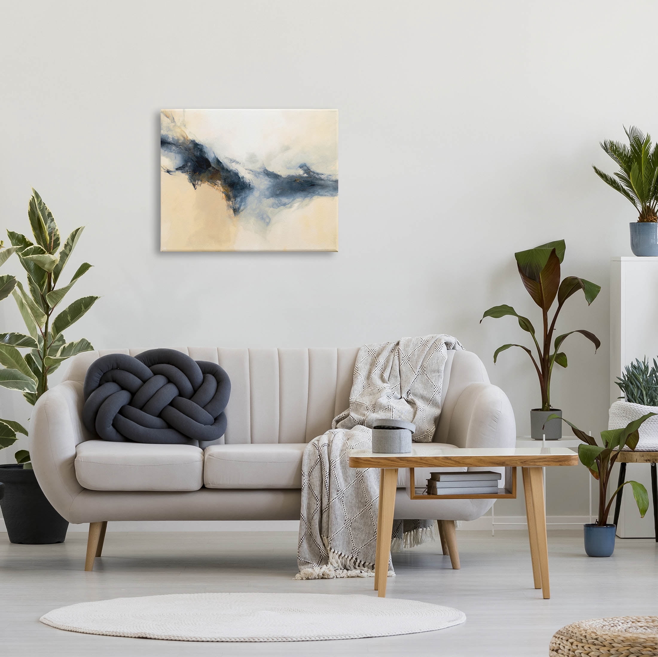 Stupell Industries Fluid Contemporary Shape Arrangement Graphic Art Gallery Wrapped Canvas Print Wall Art, Design by Dina D’Argo