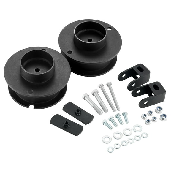VEVOR 2.5 Inch Front Leveling Lift Kit for 2014-2023 Dodge Ram 2500 4WD, 2013-2023 Ram 3500 4WD, Chassis Level Kit with Coil Spring Spacers & Shock Relocation Brackets, Steel Suspension Leveling Kit