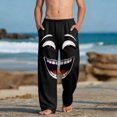 thumbnail image 2 of Pantalons pour Enfants Filles pour Femmes Pantalons de Plage Décontractés avec Poches 100 % Polyester, 2 of 9