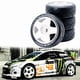 thumbnail image 4 of 103Mm 1/8 Escala RC Off Road NeumáTicos Rueda 17Mm Hex para ARRMA Redcat Team WR8 Hobao,Blanco, 4 of 5