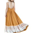 thumbnail image 6 of XXWXYD School Dress for Girls Floral Smocked Princess Outfit First Day of Kindergarten Party Dress Short Sleeve Twirl Skirt Set, 6 of 7