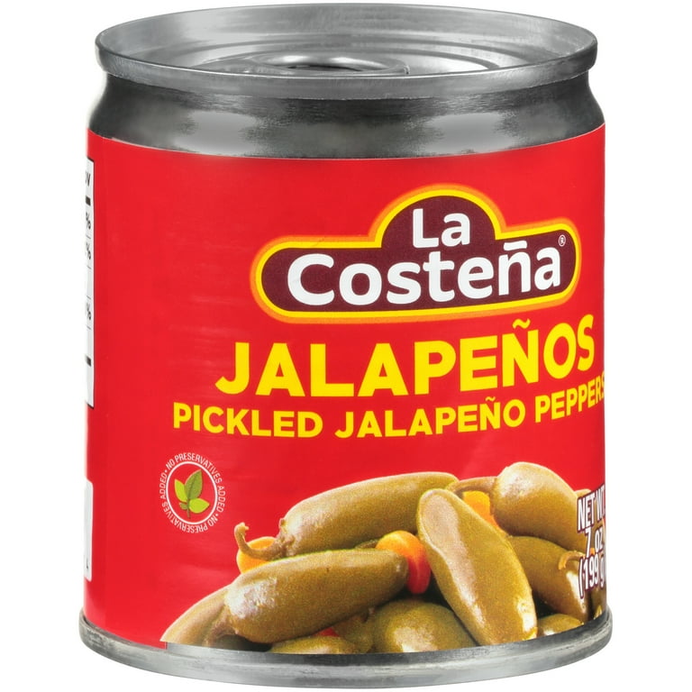 La Costeña Green Pickled Whole Jalapeño Peppers 7 Oz Spicy Flavor