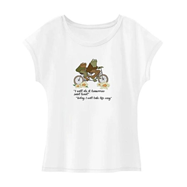 Camiseta para mujer con cuello redondo, camiseta básica de recuerdo para viajes, caminar, acampar, vacaciones L