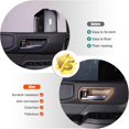 thumbnail image 2 of TINKI Inner Door Handle Bowl Cover Trim Compatible with Toyota Land Cruiser Prado 250 J250 LC250 2024 2025,  Interior Accessories 4Pcs, 2 of 7