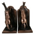 thumbnail image 4 of Two Fine Horses Standing On Hind Legs Bookends Bronze Electroplated Figurine, 4 of 8