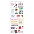 thumbnail image 3 of Charles Darwin Quotable Notable - Die Cut Silhouette Greeting Card and Sticker Sheet, 3 of 4