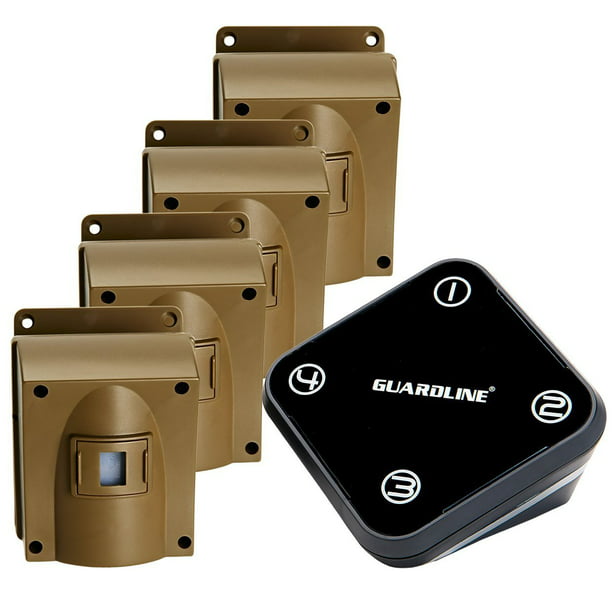 Wireless Driveway Alarm Professional, Outdoor Wireless Motion Sensor Alarm