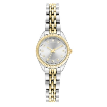 Time and Tru Two-Tone Metal Bracelet Women's Watch
