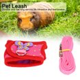thumbnail image 3 of Adjustable Small Pet Leash Harness Set for Rabbits, Guinea Pigs, Hamsters Comfortable, Breathable, Unique Shape Design, 3 of 7