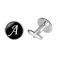 thumbnail image 3 of Milisten Glass Cuff-Link Sleeve Button Round English Letter Sleeve Button All-Match Decorative Collar Sleeves Button for Man (A Letter Pattern), 3 of 5