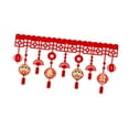 thumbnail image 4 of Sharprepublic Chinese New Year Banner Garland 2025 Snake Lunar New Year Decor Wall Sign Party Style D, 4 of 8