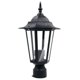 thumbnail image 1 of Post Pole Light Outdoor Garden Patio Driveway Yard Lantern Lamp Black Top, 1 of 5