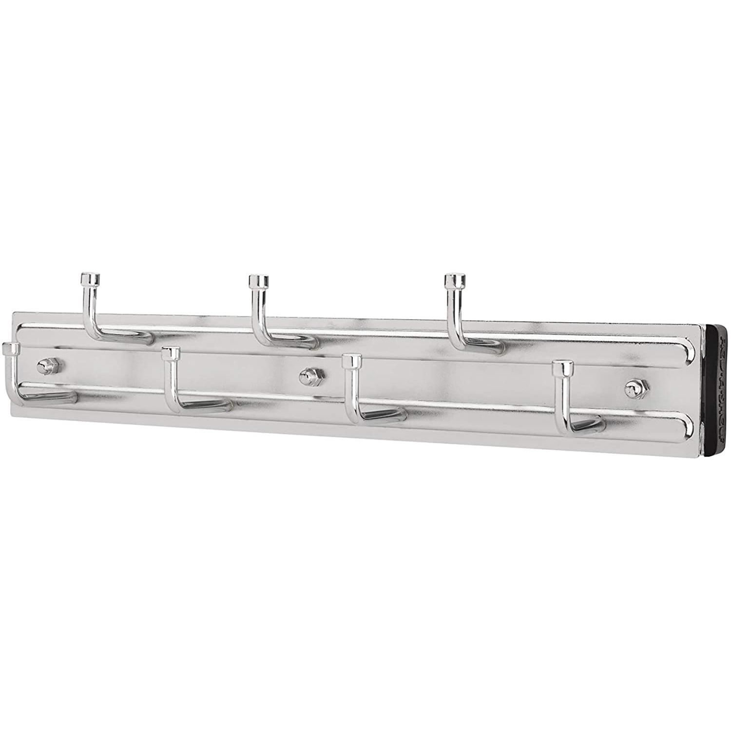 RevAShelf BRC12CR 12 Inch Chrome Pull Out Belt Rack Closet Storage