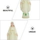 thumbnail image 4 of 3 piezas de adornos de plástico de la Virgen María católica, esculturas para sala de estar., 4 of 5