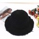 thumbnail image 2 of Sombrero para el sol para mujer, protección UV, plegable, sombrero para el sol para mujer, sombrero de verano, sombrero de senderismo, sombrero de pesca con correa para la barbilla, 2 of 5