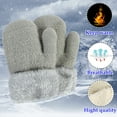 thumbnail image 6 of Baberdicy 1 Pair of Gloves Big Deal Winter Kids Warm Gloves Full Fingers Stretchy Knitted Ski Gloves Suit for 1 To 6 Years Old Kids Girls Clearance!, 6 of 6