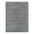 thumbnail image 3 of Unique Loom Chindi Chevron Collection Area Rug - Claire (8' x 11' Rectangle Black and White), 3 of 6
