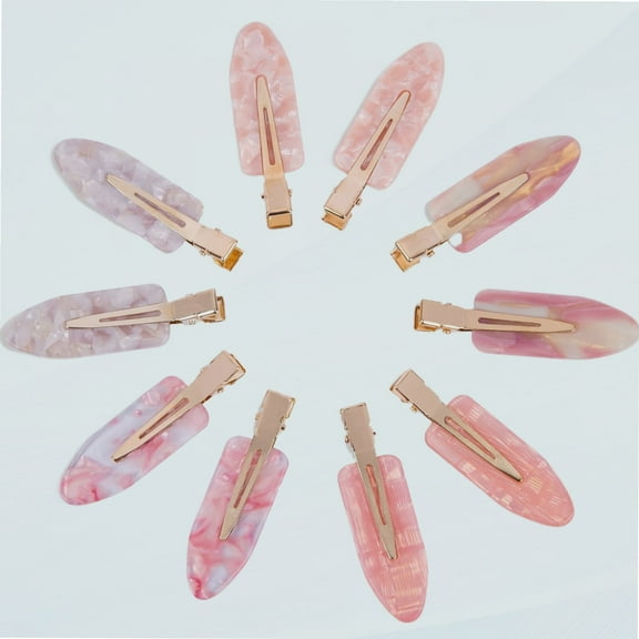 10PCS No Bend Hair Clips No Crease Hair Clips Creaseless