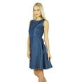thumbnail image 4 of Bimba Women Casual Denim Shift Dress Above Knee Bohemian Clothing, 4 of 6
