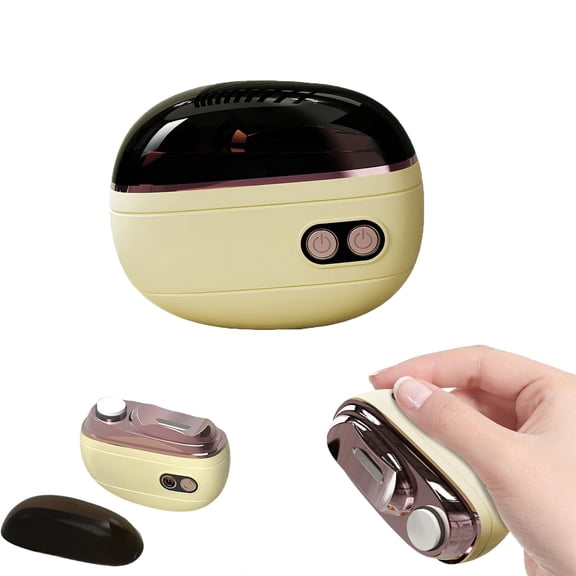 2-in-1 Smart Electric Nail Clipper & Polisher, Automatic Nail Clipper, Rechargeable Automatic Nail Trimmer and Polisher with LED Light, Anti-Pinch Design, Nail Grinder for Adults Seniors