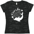 thumbnail image 3 of Inktastic Florida Cities with Dolphin Women's T-Shirt, 3 of 5