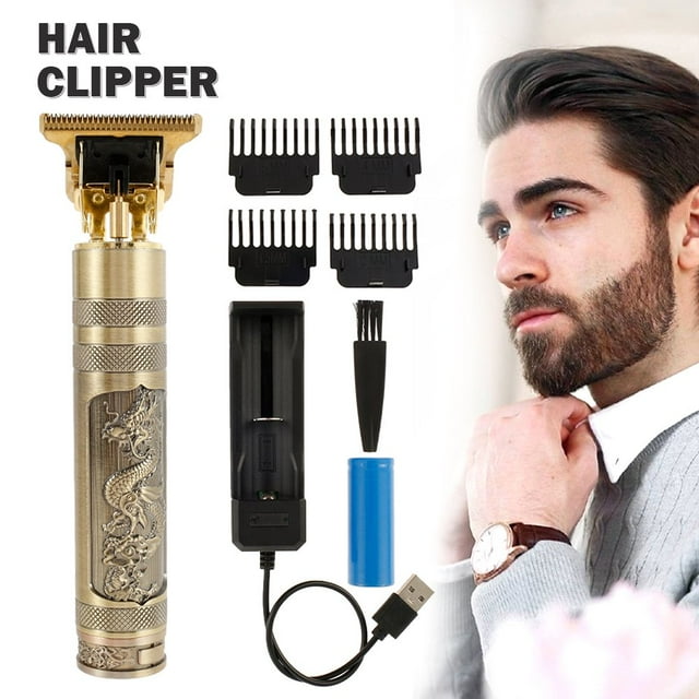 Tondeuse à Cheveux Professionnelle pour Hommes, Rasoir, Tondeuses, Machine, Sans Fil, Barbe, Électrique