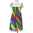 thumbnail image 4 of vastwit Kids Girls Bohemian Dress Off Shoulder Suspenders Sundress with Necklace Set for Beach Party Type B 120, 4 of 7