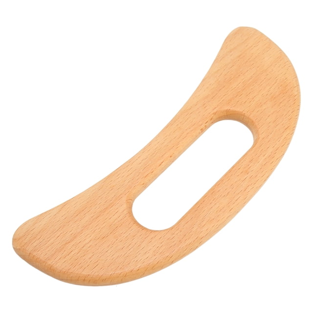 Herramienta De Masaje Para Raspar, Sin Rebabas, Borde Redondeado, Alivio Del Dolor, Tablero Gua Sha De Madera, Evita Resbalones, Ligero Para La Espalda Y La Cara