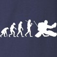 thumbnail image 3 of CafePress - The Evolution Of The Hockey Goalie Long Sleeve Dar - Long Sleeve Dark T-Shirt, 3 of 4