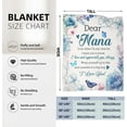 thumbnail image 2 of LHSHID Grandma Gifts Custom Grandma Blanket from Grandchildren Personalized Thoughtful Gifts for Nana Grandmother Birthday Christmas Mother's Day Customized Soft Cozy Flannel Throw Blanket for Couch, 2 of 6