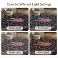 thumbnail image 7 of ODIKA 5'x7' Washable Area Rug Easy Care, Non-Shedding, Pet Friendly, Cyber Astronaut Nebula Border Arcade Fireworks Anime Flowing Dynamic for Small Living Room, Bedroom, 7 of 7