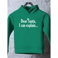 thumbnail image 3 of Dear Santa... Hoodie Toddler -Smartprints Designs,  4 Toddler, 3 of 4