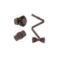 thumbnail image 2 of CORBATA DE PAPA INSPIRE CHIC para hombres, con diseño de jacquard, correa ajustable y lazo preatado, ideal para bodas elegantes en color naranja oscuro, 2 of 4