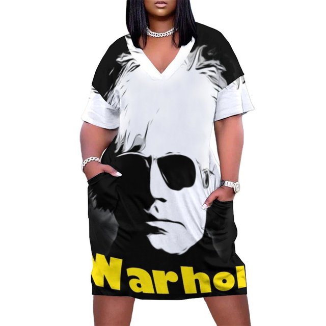 -vestido holgado con bolsillos para mujer traje formal para ocasis ropa de verano