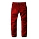 thumbnail image 2 of Pantalones a juego para hombre, ajustados, con parte delantera plana, casual, rojo 36, 2 of 5