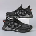 thumbnail image 7 of Men's Running Shoes Non Sneakers Breathable Mesh Athletic Shoes Black 42, 7 of 7