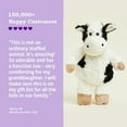 thumbnail image 3 of Intelex Black and White Cow Junior Warmies Cozy Plush, Stuffed Animal,1.5 lb, 3 of 3