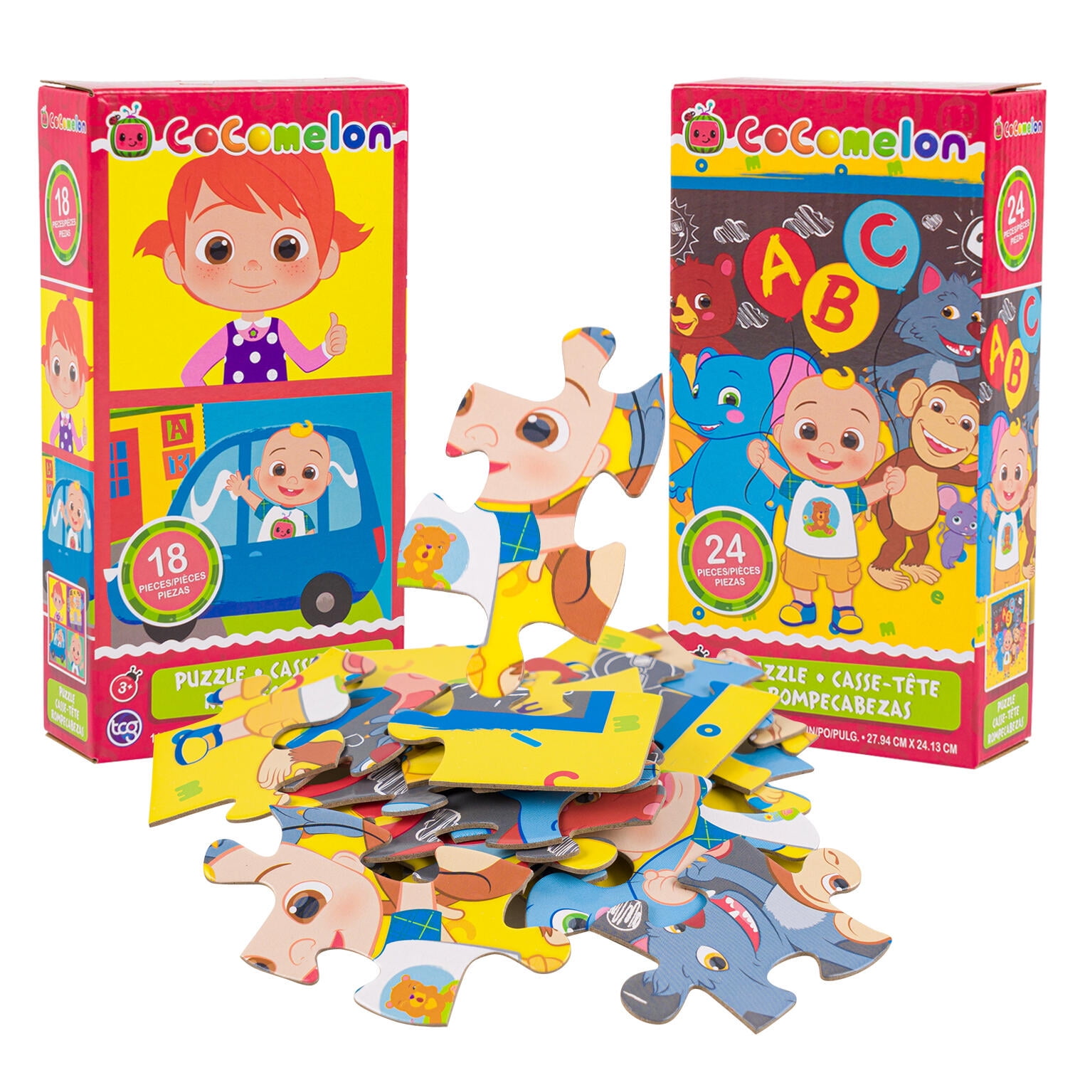 Cocomelon, Wooden Musical 5 Piece Puzzle, Singalong with JJ