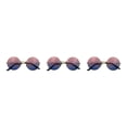 thumbnail image 4 of Qarigey Sun Eyewear Elegante sombrilla creativa Diseño especial Retro Gafas de sol Marco de metal Estilo novedoso para mujer Rosa, azul Type1 NO1, 4 of 6