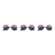 thumbnail image 4 of Qarigey Sun Eyewear Elegante sombrilla creativa Diseño especial Retro Gafas de sol Marco de metal Estilo novedoso para mujer Rosa, azul Type1 NO1, 4 of 6