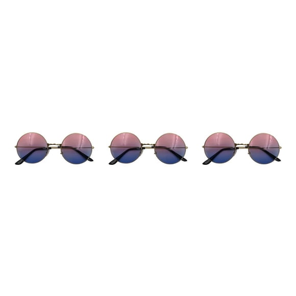 Soidarity Sun Eyewear Gafas de sol portátiles vintage Marco de metal multifuncional Estilo novedoso Peso ligero para mujeres Rosa, azul Type1 NO1