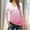 *A-Hot Pink, variant on ClodeEU Womens Lightweight V Neck Long Sleeve T-Shirt ,Soft Casual Slim Fit Tops A-Blue,Womens Plus M