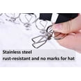 thumbnail image 3 of BAMAIA Cap Organizer Hanger, 12 Baseball Cap Holder, Hat Organizer for Closet - Change Your Cloth Hanger to Cap Organizer Hanger - Keep Your Hats Cleaner Than a Hat Rack, 3 of 5