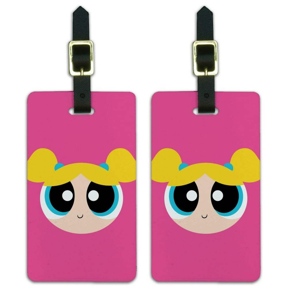 Graphics and More Powerpuff Girls Bubbles Head Luggage ID Tags