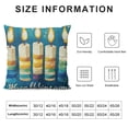 thumbnail image 5 of PHYHOO  Candles Throw Pillow Cover, Holiday Cushion Case for Sofa Couch, 5 of 5