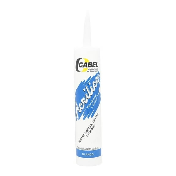 Acrílico Cabel para grietas y juntas 280 ml