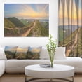 thumbnail image 1 of Hiking Trail and Beautiful Lakes - Contemporary Landscape Canvas Art, 1 of 3