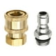 thumbnail image 5 of Conector de Lavadora de Alta Presión Boquilla de Presión Adaptador de Rosca Accesorio de Acoplamiento de Latón Instalación Fácil Adecuado para Limpiez Rosca hembra macho, 5 of 9