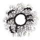 thumbnail image 2 of Black Halloween Wreath with Bats Backdrop Ornament Bats Halloween Decoration, 2 of 9